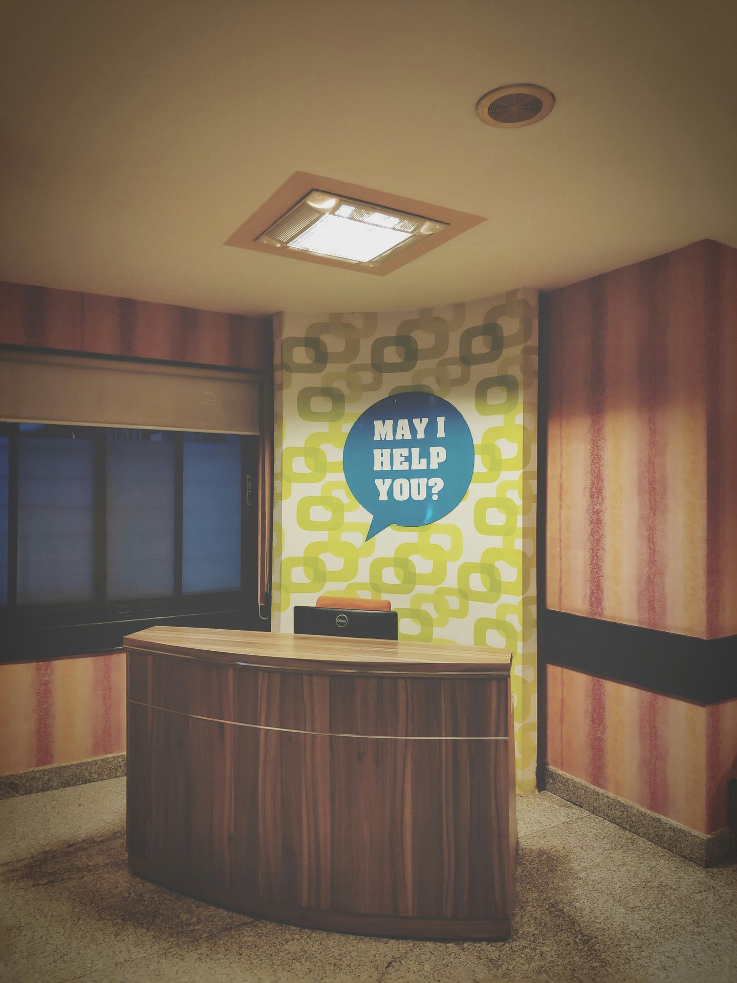 Reception area